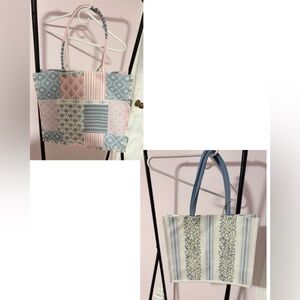 Bundle of two Spring Structured Reusable Totes NWT/NWOT